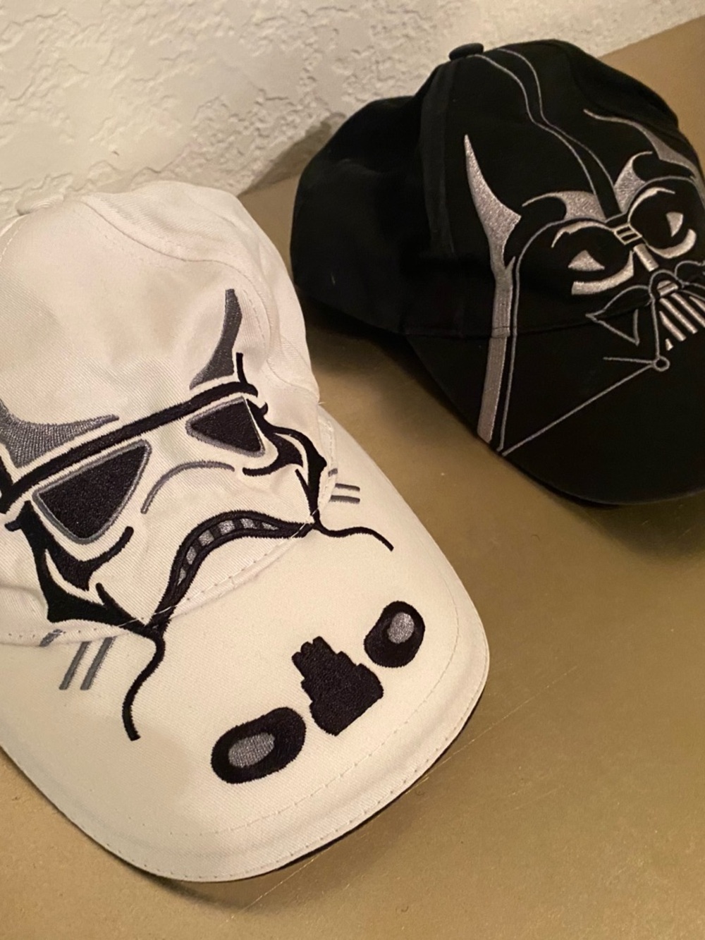 Disney Star Wars Stormtrooper White and Black Kids Baseball Caps